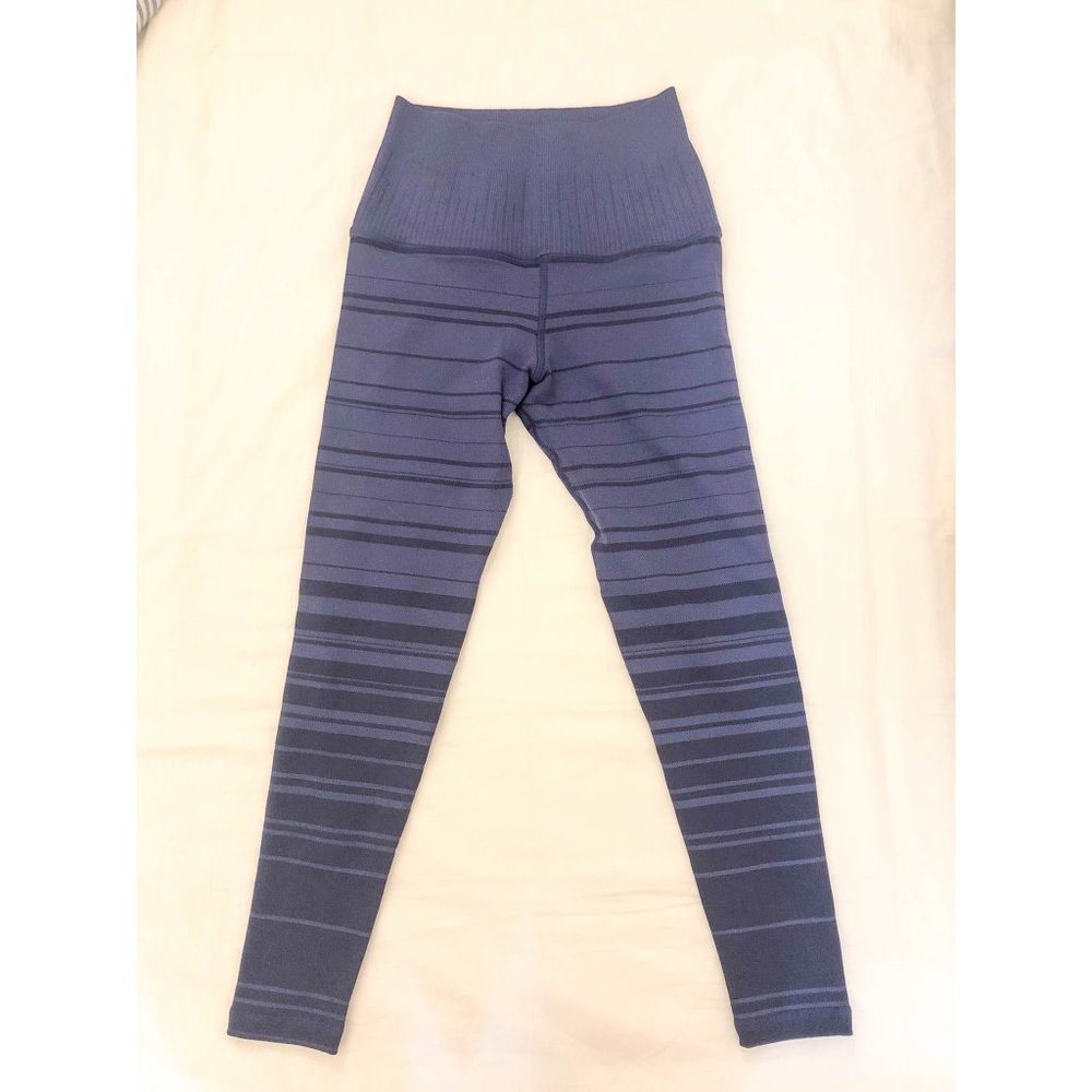 Purple Stripe Avocado Leggings